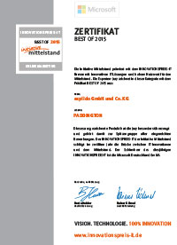 Stefan Haas - Innovationspreis mit Paddington Zertifikat